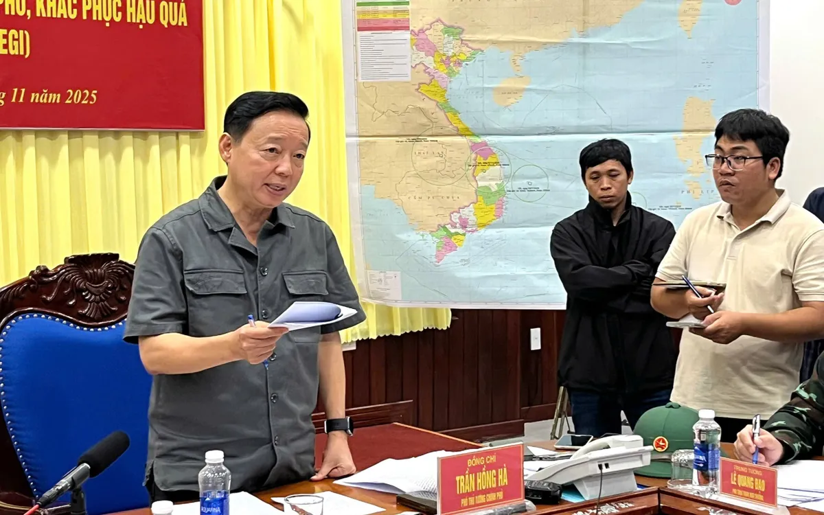 Phó Thủ tướng Trần Hồng Hà đã trực tiếp chỉ đạo mọi lực lượng phải trực chiến, mọi phương án phải sẵn sàng.