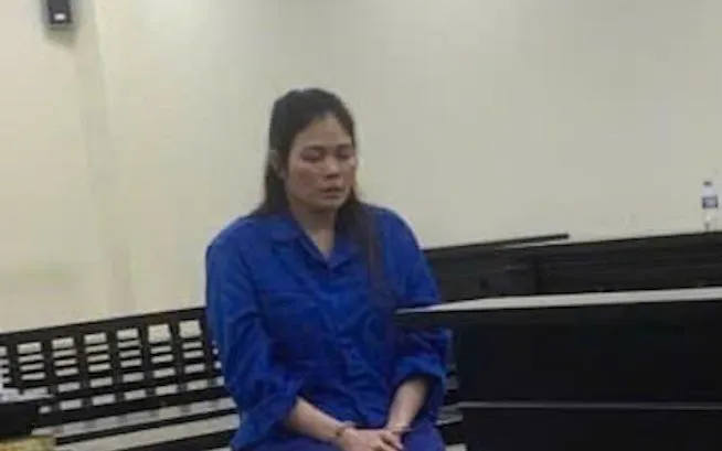 Bị cáo Thơm tại phiên tòa ngày 7/11. Ảnh: CAND