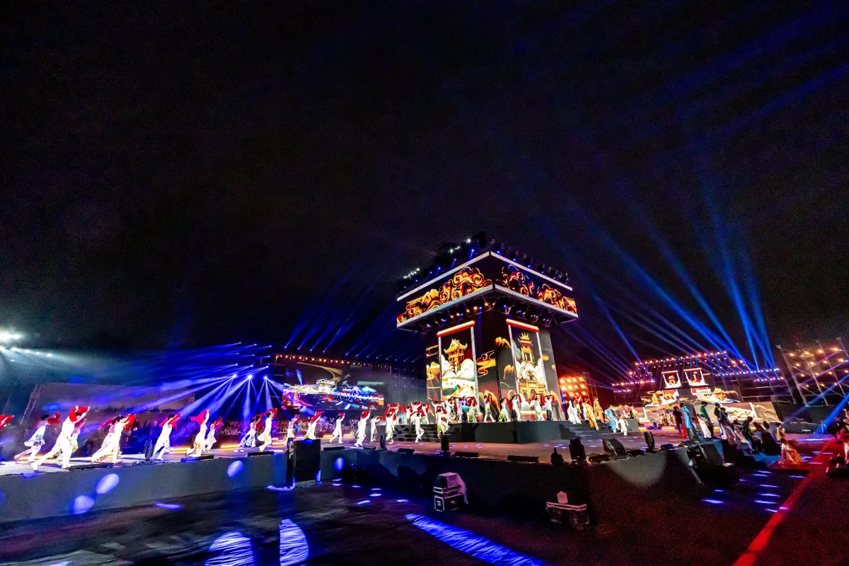 1000 diễn viên tham gia khai mạc hoành tráng Festival Thăng Long- Hà Nội- Ảnh 2. 1000 diễn viên tham gia khai mạc hoành tráng Festival Thăng Long- Hà Nội- Ảnh 2.