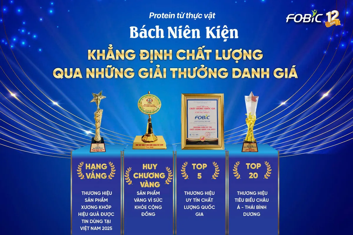 Tiêu đề:  “Đạm vàng” cho xương khớp và cơ bắp, Protein Bách Niên Kiện - bí quyết trẻ hóa từ bên trong- Ảnh 4.