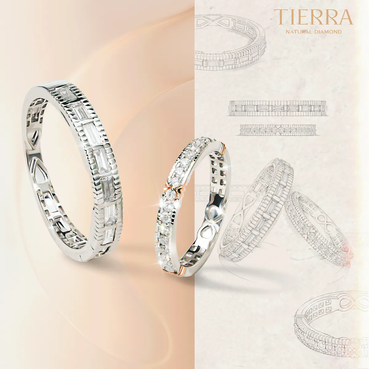 Cận cảnh nhẫn cưới full kim cương của cặp đôi phim VTV Đình Tú - Ngọc Huyền- Ảnh 4.