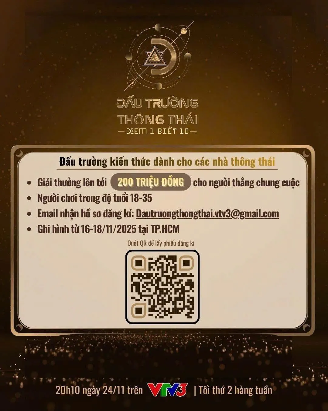 Gameshow mới "Đấu trường thông thái" tìm kiếm người chơi  - Ảnh 1.