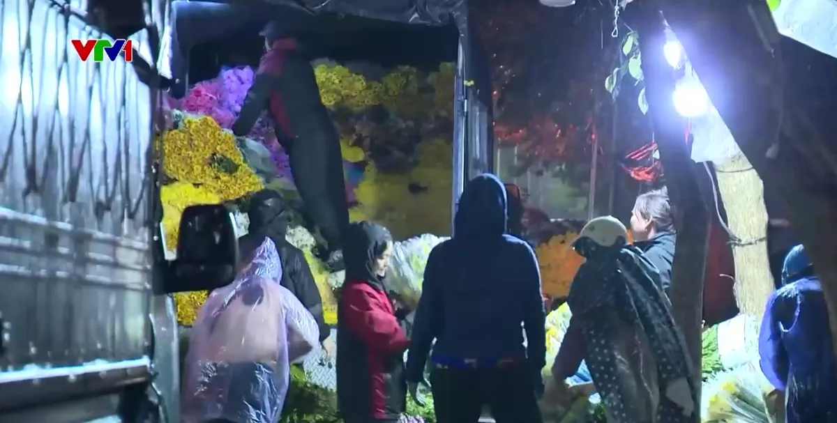 Chợ hoa đ&ecirc;m phường Nam Định: Thu ph&iacute; tự ph&aacute;t, tiểu thương v&agrave; người mua đều phải nộp - Ảnh 2.