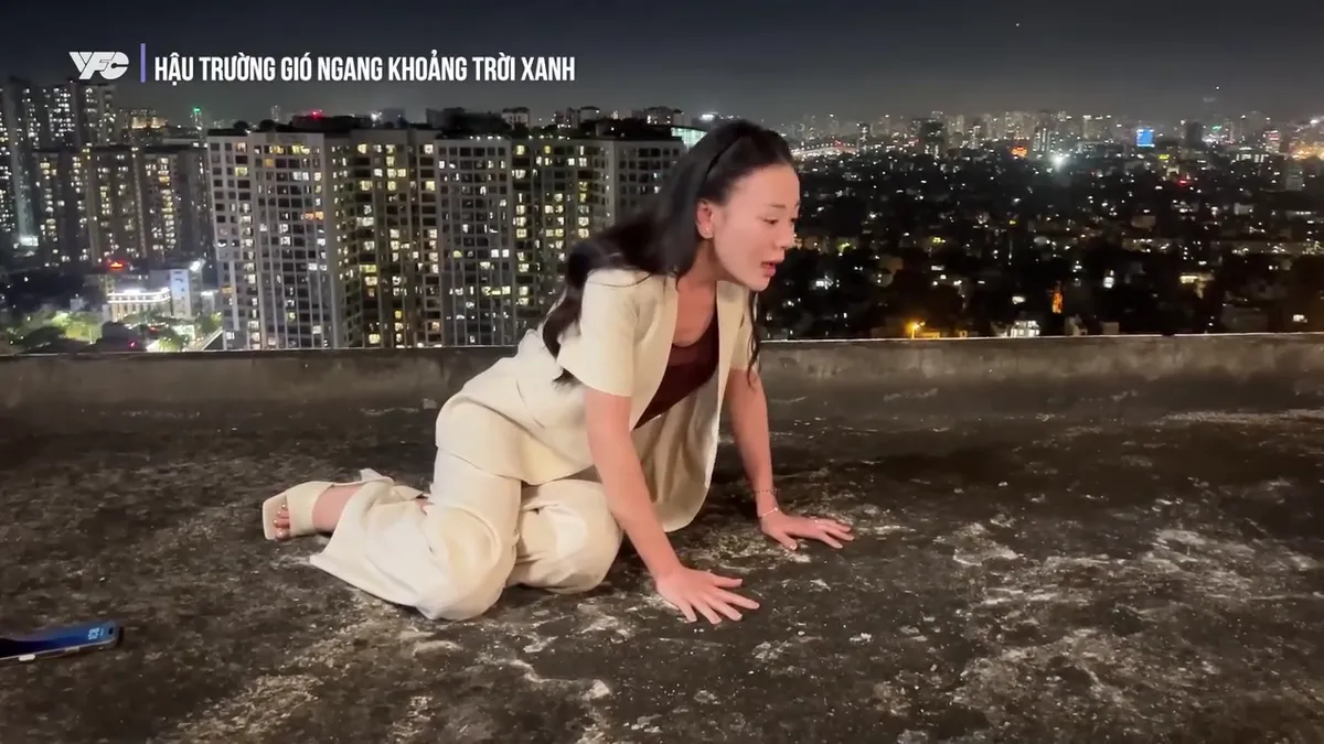 Gió ngang khoảng trời xanh: Hậu trường Phương Oanh diễn tâm lý đỉnh cao, nhận 'mưa' lời khen - Ảnh 1.
