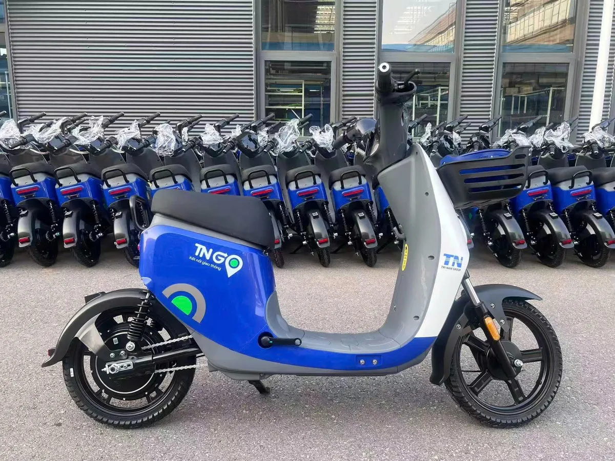 Hà Nội mở rộng mô hình xe đạp điện cho thuê, hướng tới giao thông xanh - Ảnh 1.