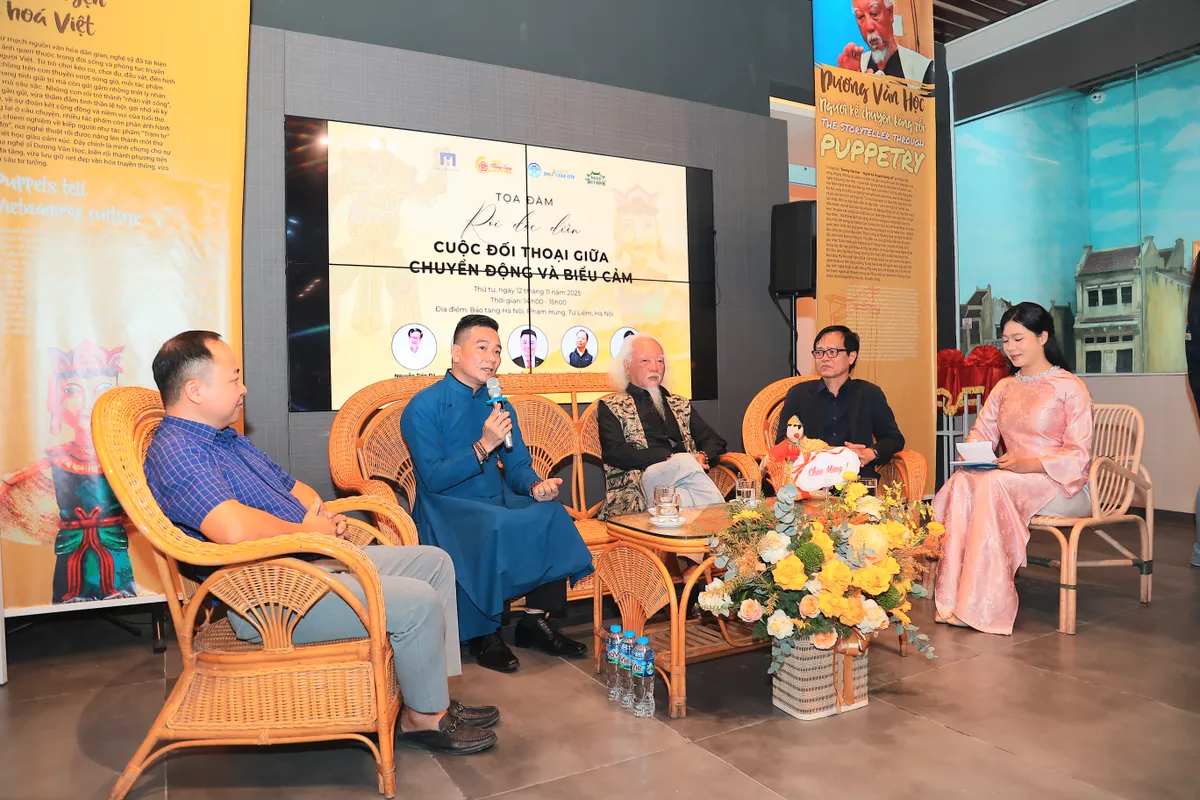 Nghệ sĩ 84 tuổi kể chuyện văn hóa Việt bằng con rối - Ảnh 1.