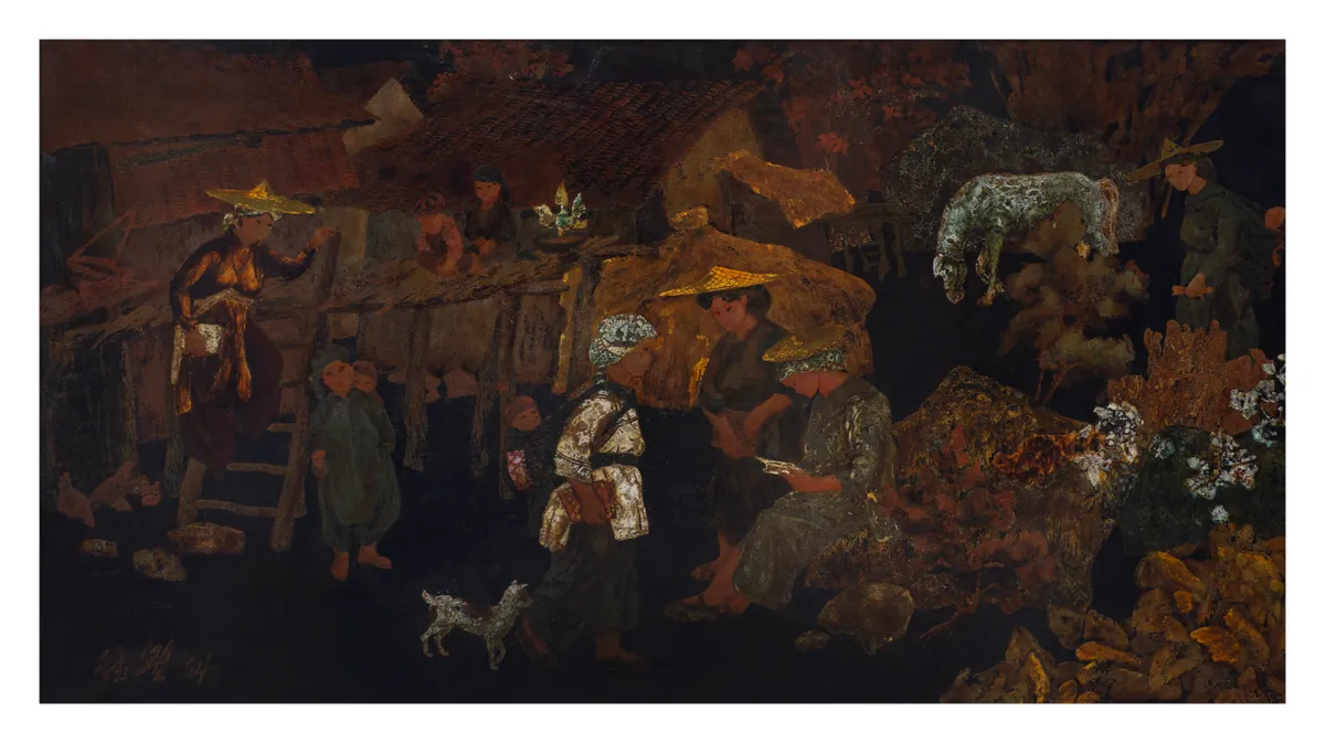 Hậu duệ họa sĩ Victor Tardieu xúc động tham dự triển lãm 100 năm Mỹ thuật hiện đại Việt Nam - Ảnh 4.