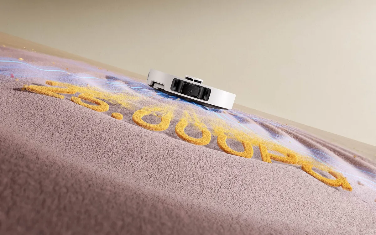 Robot hút bụi lau nhà tầm trung sở hữu lực hút mạnh nhất, lên tới 25.000 Pa