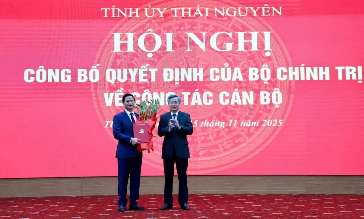 Ông Vương Quốc Tuấn được điều động giữ chức Phó Bí thư Tỉnh ủy Thái Nguyên - Ảnh 1.