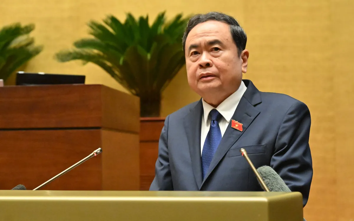 Chủ tịch Quốc hội Trần Thanh Mẫn phát biểu khai mạc Hội nghị