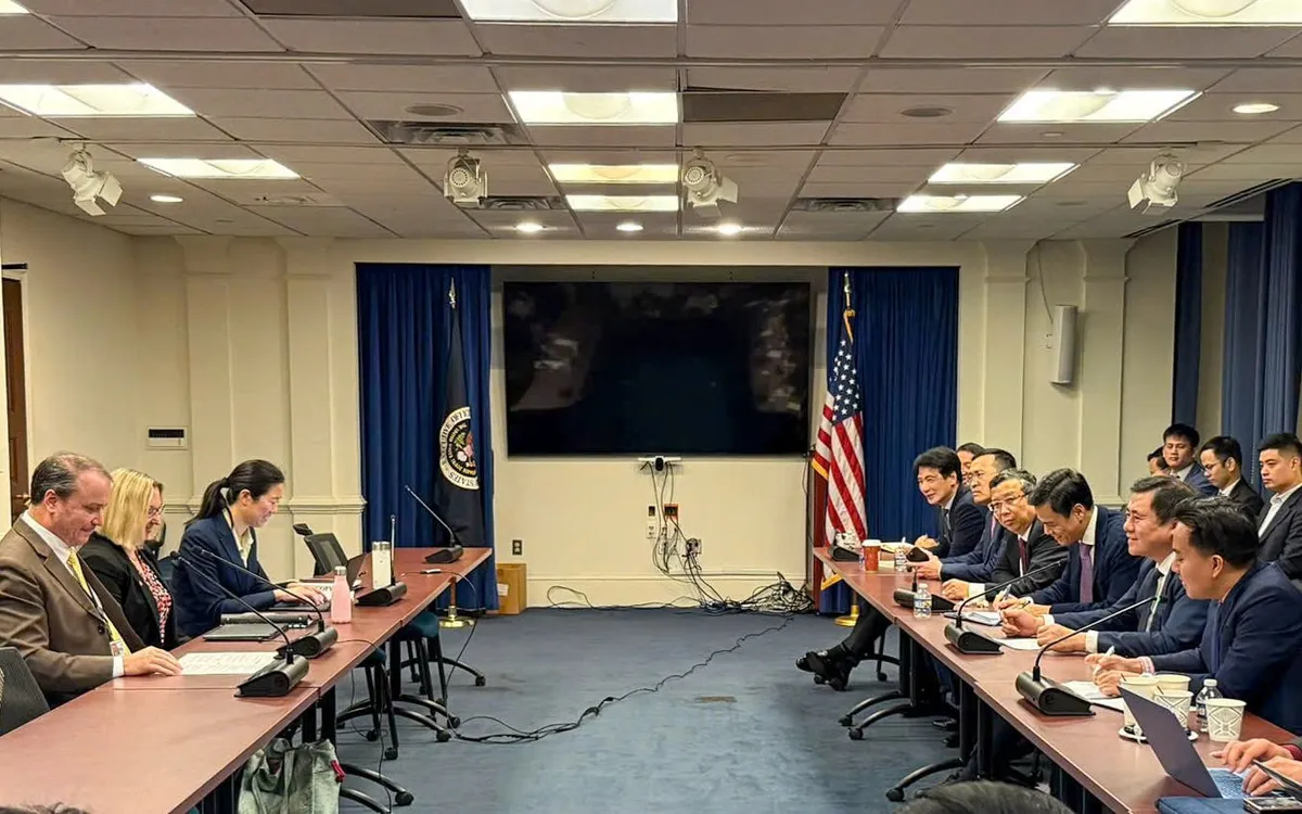 Phiên bế mạc vòng đàm phán trực tiếp lần thứ 5 - Hiệp định Thương mại đối ứng Việt Nam - Hoa Kỳ. Ảnh: Bộ Công Thương
