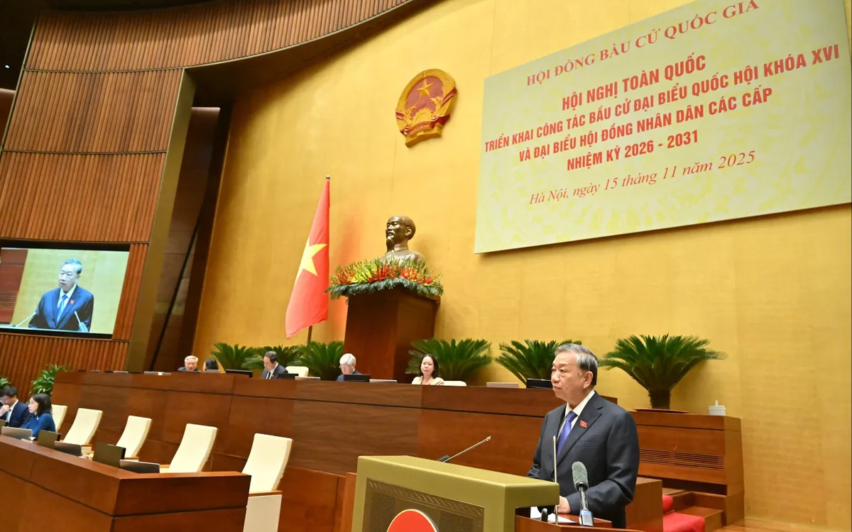 Tổng Bí thư Tô Lâm phát biểu chỉ đạo tại Hội nghị