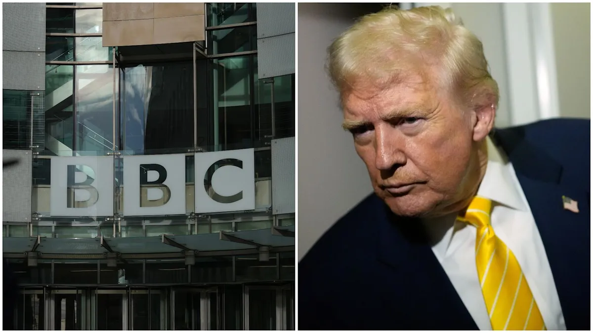 Tổng thống Trump yêu cầu BBC bồi thường 5 tỷ USD- Ảnh 1. Tổng thống Trump yêu cầu BBC bồi thường 5 tỷ USD- Ảnh 1.