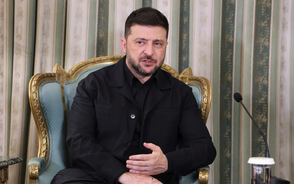 Tổng thống Ukraine Volodymyr Zelensky. (Ảnh: AP)