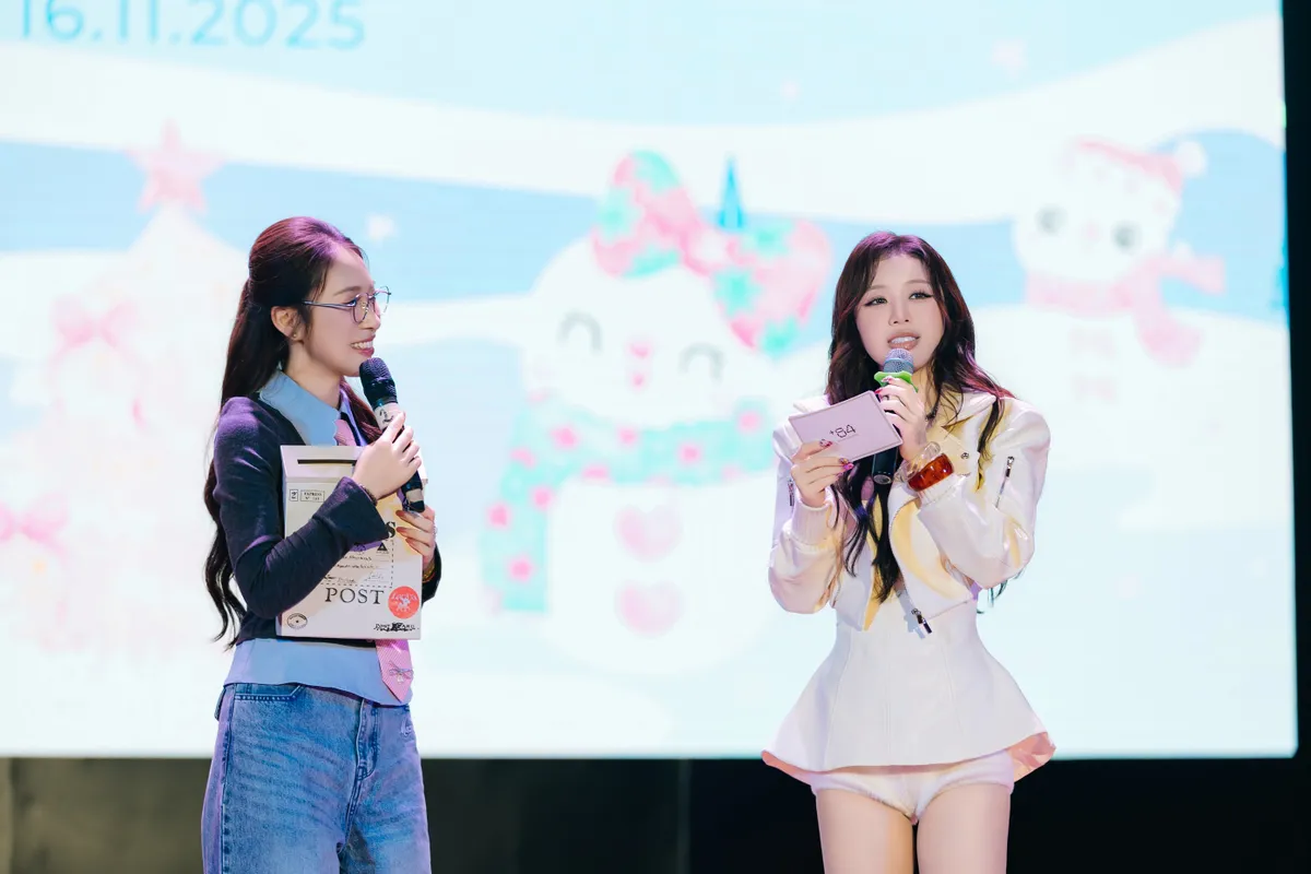 Han Sara gây sốt khi tự tay làm 800 chiếc bánh tặng fan trong sinh nhật tuổi 25 - Ảnh 2.