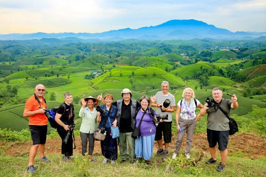 Sắc thu Long Cốc: Bức tranh bình yên giữa đồi chè xứ Phú Thọ- Ảnh 3.