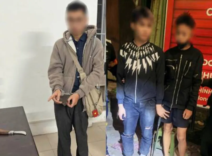 Nhóm thiếu niên mang hung khí gây náo loạn đường phố Hà Nội - Ảnh 2.