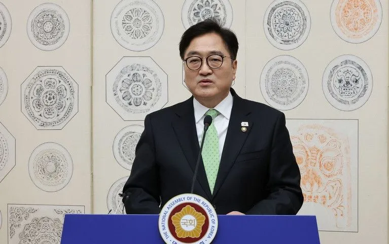 Chủ tịch Quốc hội Đại Hàn Dân Quốc Woo Won Shik. (Nguồn: Yonhap)
