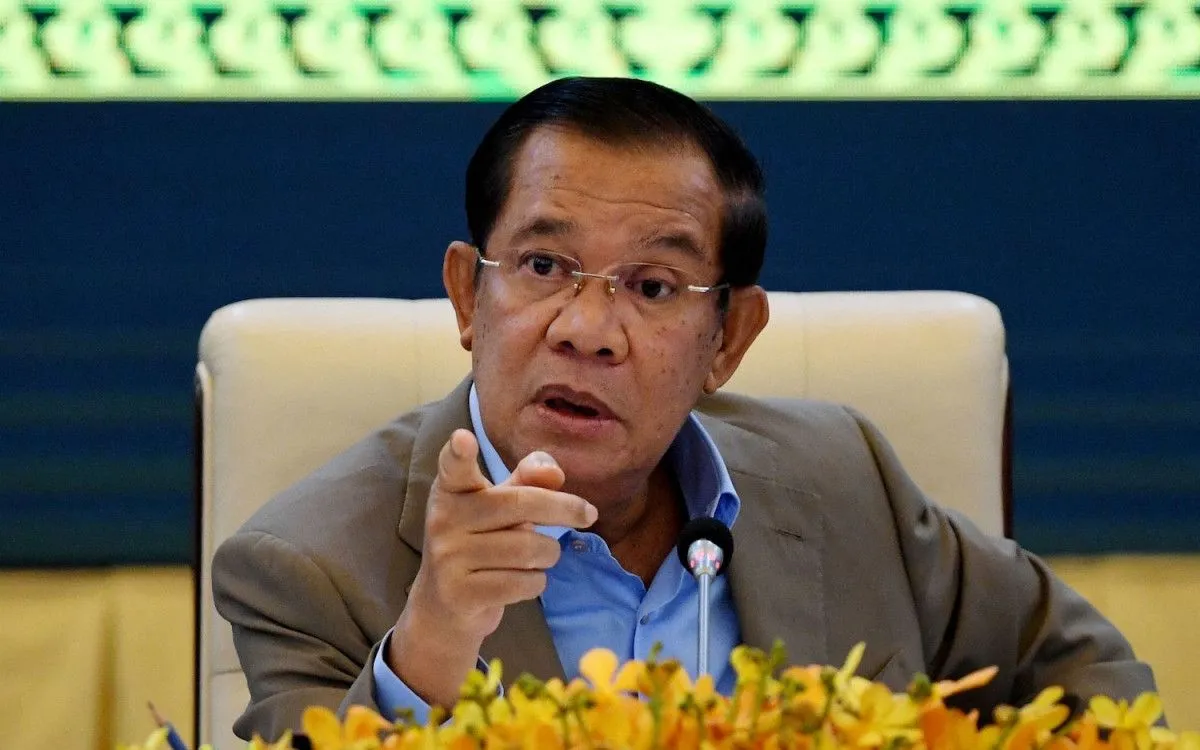 Chủ tịch Thượng viện Campuchia Hun Sen (Ảnh: AFP)