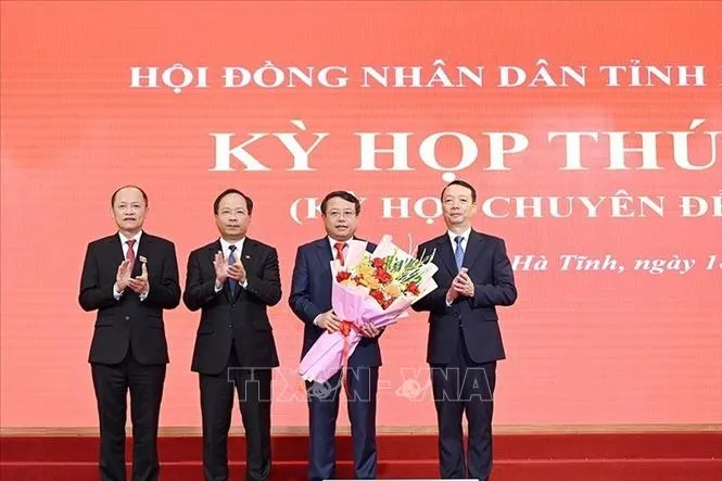 &Ocirc;ng Phan Thi&ecirc;n Định được bầu giữ chức Chủ tịch UBND tỉnh H&agrave; Tĩnh - Ảnh 1.