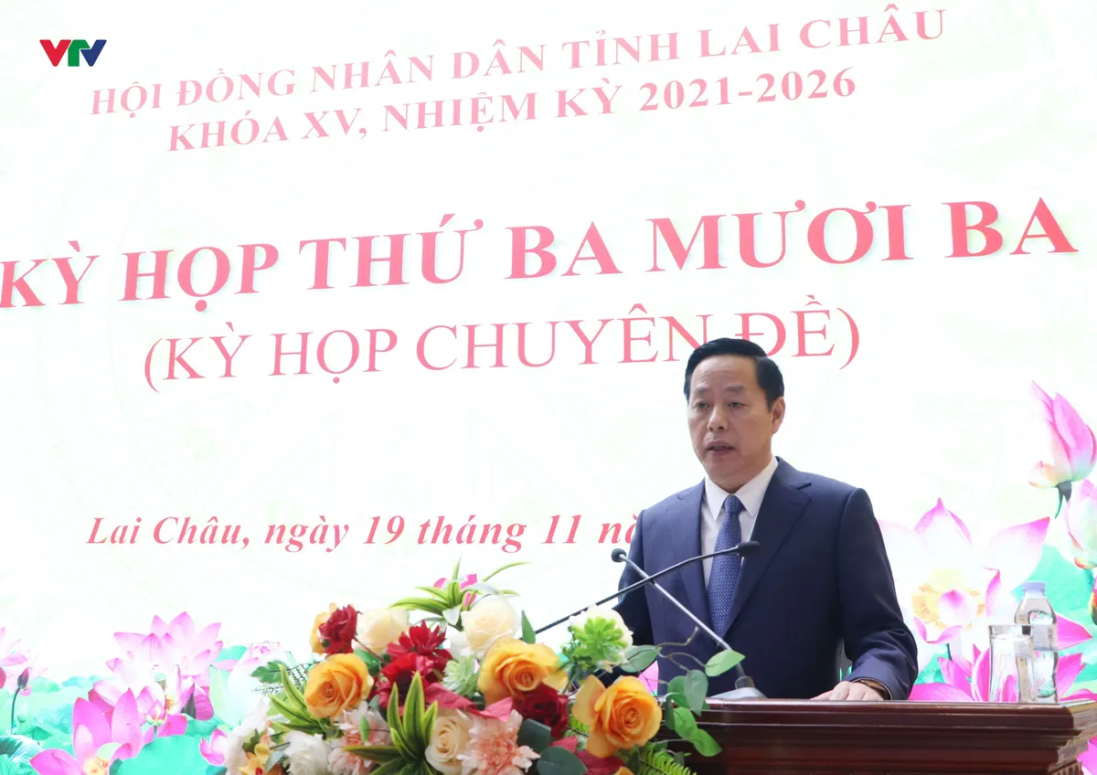 Ông Hà Quang Trung được bầu giữ chức Chủ tịch UBND tỉnh Lai Châu - Ảnh 2.