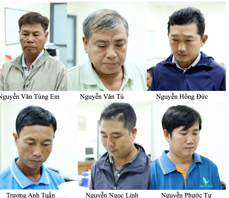 Bắt tạm giam 6 đối tượng trong vụ lừa đảo 6,9 tỷ đồng- Ảnh 1.