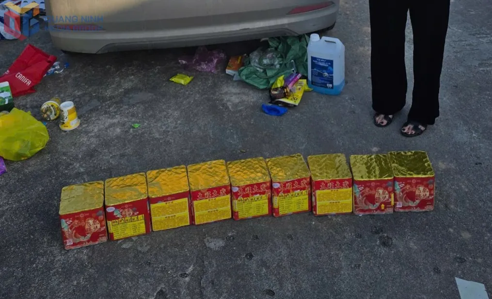 Bắt trùm ma túy Quảng Ninh, thu 13,5kg pháo nổ, 1 khẩu súng và 15 viên đạn - Ảnh 3.