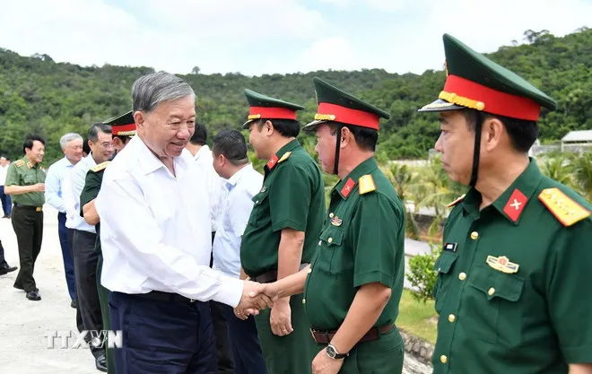 Tổng Bí thư: Xây dựng Thổ Châu trở thành đặc khu biển đảo xanh - mạnh - bền vững - Ảnh 2.