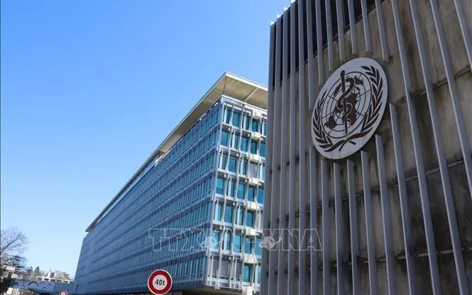 Trụ sở Tổ chức Y tế Thế giới tại Geneva, Thụy Sĩ. (Ảnh: THX/TTXVN)