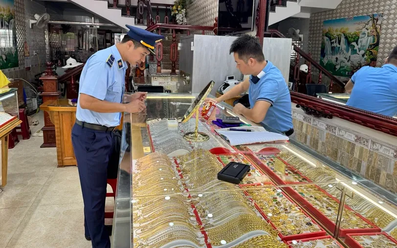 Tổng kiểm tra 180 điểm kinh doanh vàng tại TP. Hồ Chí Minh