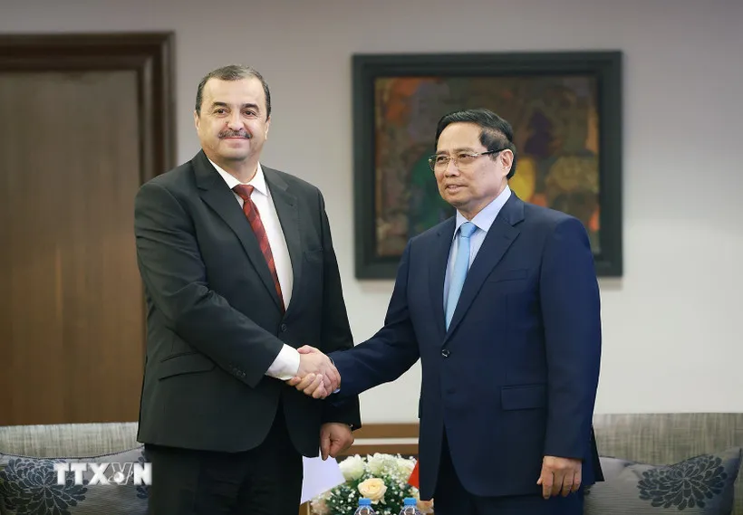Thủ tướng làm việc với các Bộ, Tập đoàn của Algeria để cụ thể hóa quan hệ Đối tác Chiến lược- Ảnh 1. Thủ tướng làm việc với các Bộ, Tập đoàn của Algeria để cụ thể hóa quan hệ Đối tác Chiến lược- Ảnh 1.
