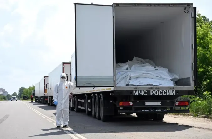 Nga trao trả 1.000 thi thể binh sĩ Ukraine - Ảnh 1.