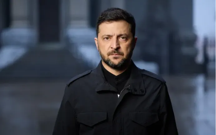 Tổng thống Zelensky (Ảnh: Press Service of the President of Ukraine/AP)