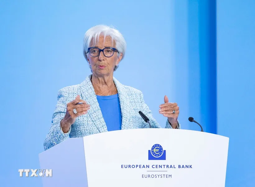 Chủ tịch ECB cảnh báo châu Âu ngày càng dễ tổn thương trước các cú sốc toàn cầu - Ảnh 1.