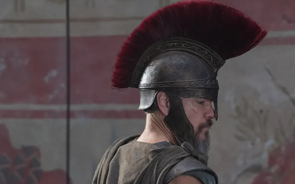 Tạo hình của Matt Damon trong vai chính Odysseus (Ảnh: Universal Pictures)