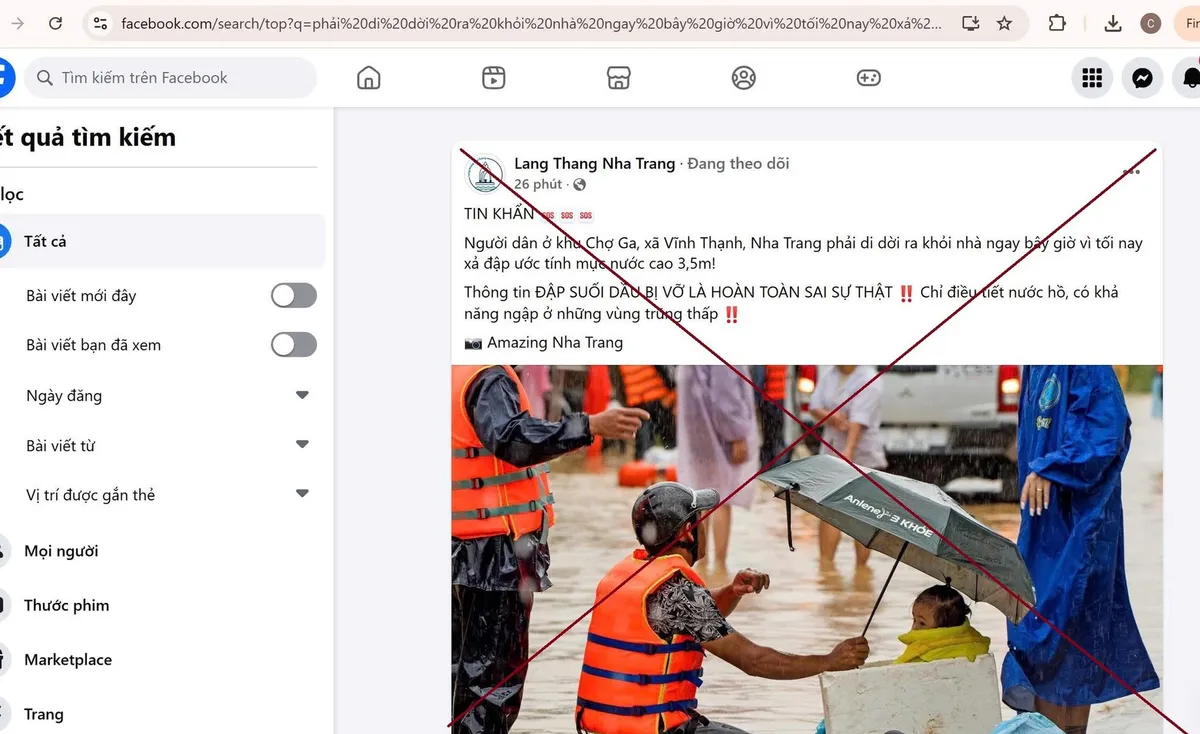 Công an Khánh Hòa làm việc với 2 đối tượng đăng tải thông tin thất thiệt vỡ đập ở Khánh Hòa - Ảnh 3.
