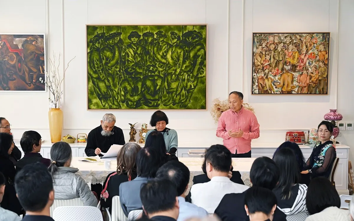 Buổi trò chuyện nghệ thuật về các tác phẩm của nữ họa sĩ Đặng Thị Khuê sau khi hai tác phẩm biểu tượng của họa sĩ trở về Việt Nam 