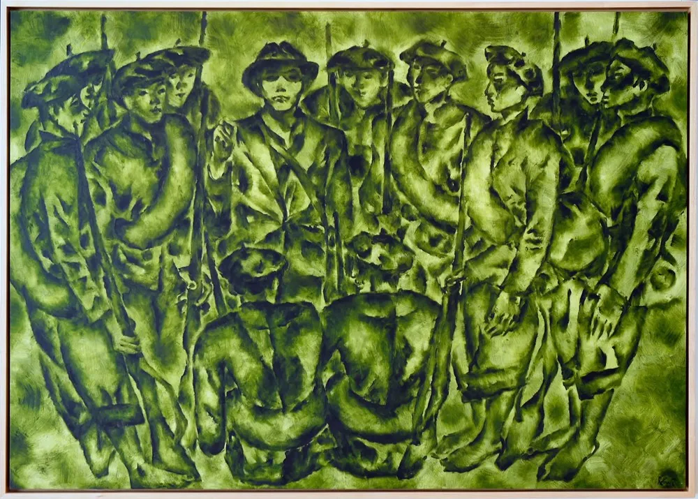 “Hồi hương” hai bức tranh quý của nữ họa sĩ Đặng Thị Khuê - Ảnh 4.