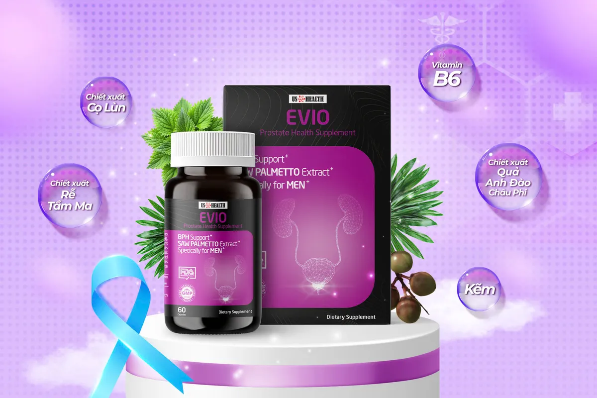 Evio - Giải pháp đột phá từ Mỹ hỗ trợ điều trị phì đại tuyến tiền liệt, giúp quý ông thoát khỏi nỗi ám ảnh tiểu đêm, tiểu rắt- Ảnh 2.