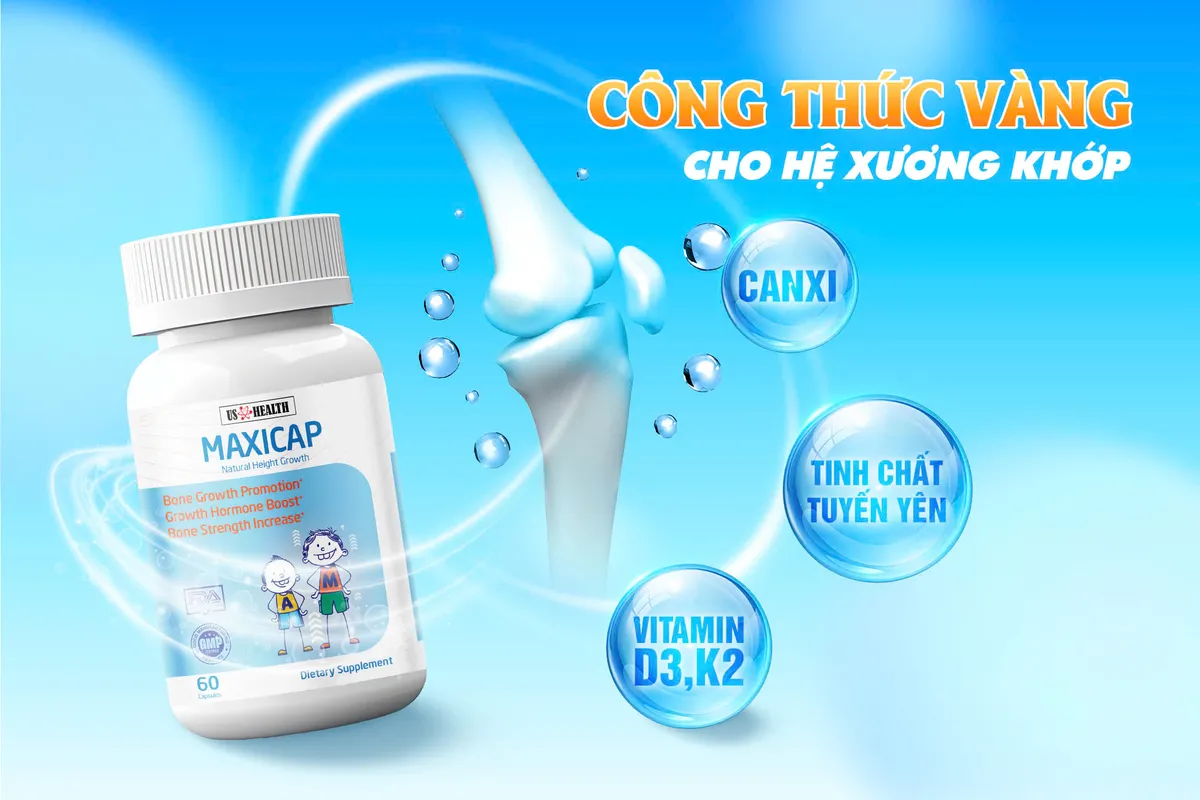 Maxicap - Bước đột phá từ Mỹ kích hoạt tăng trưởng tự nhiên, giúp trẻ tăng chiều cao an toàn, bền vững- Ảnh 3. Maxicap - Bước đột phá từ Mỹ kích hoạt tăng trưởng tự nhiên, giúp trẻ tăng chiều cao an toàn, bền vững- Ảnh 3.
