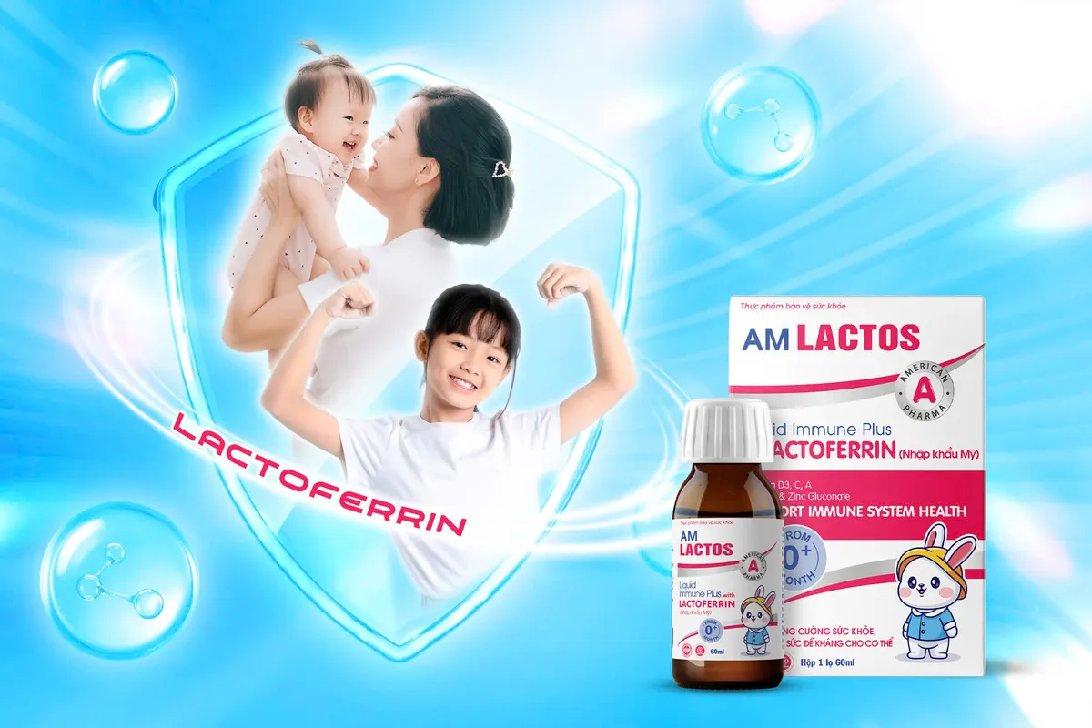AM Lactos: Siro tăng cường miễn dịch với Lactoferrin - “hoạt chất vàng” cho trẻ sơ sinh và trẻ nhỏ- Ảnh 3.