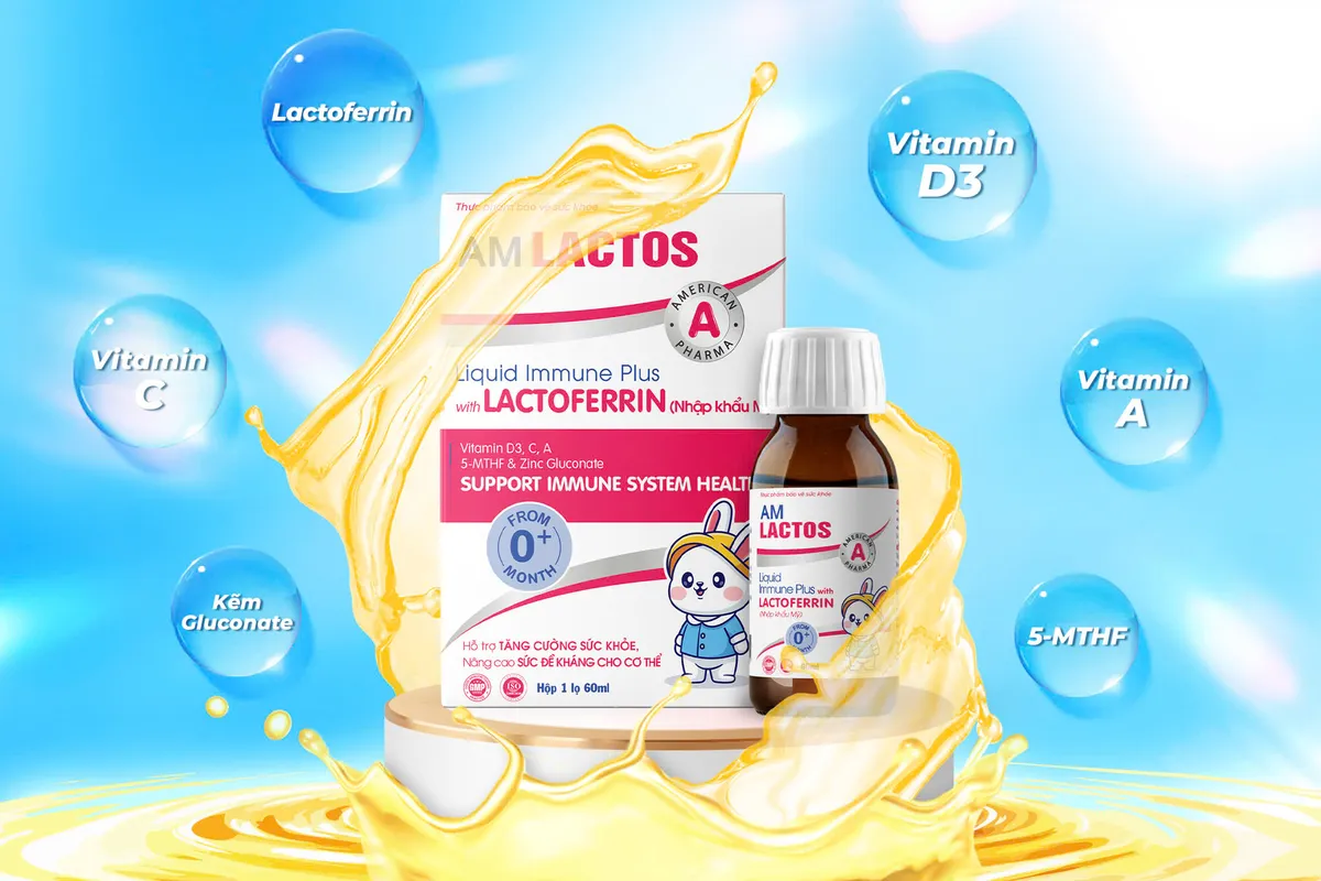 AM Lactos: Siro tăng cường miễn dịch với Lactoferrin - “hoạt chất vàng” cho trẻ sơ sinh và trẻ nhỏ- Ảnh 4.