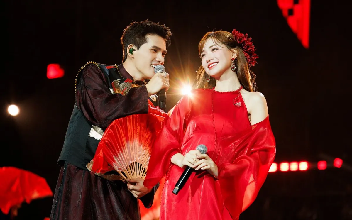 Quốc Thiên ủng hộ 200 triệu đồng cho đồng bào vùng lũ, cùng Hòa Minzy lan tỏa vẻ đẹp âm nhạc truyền thống - Ảnh 3.