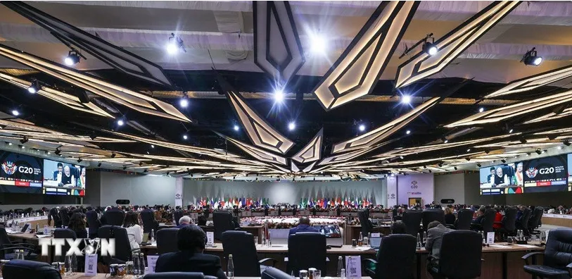 Quang cảnh Hội nghị thượng đỉnh G20 ở Johannesburg (Nam Phi), ngày 22/11/2025 (Ảnh: ANI/TTXVN)