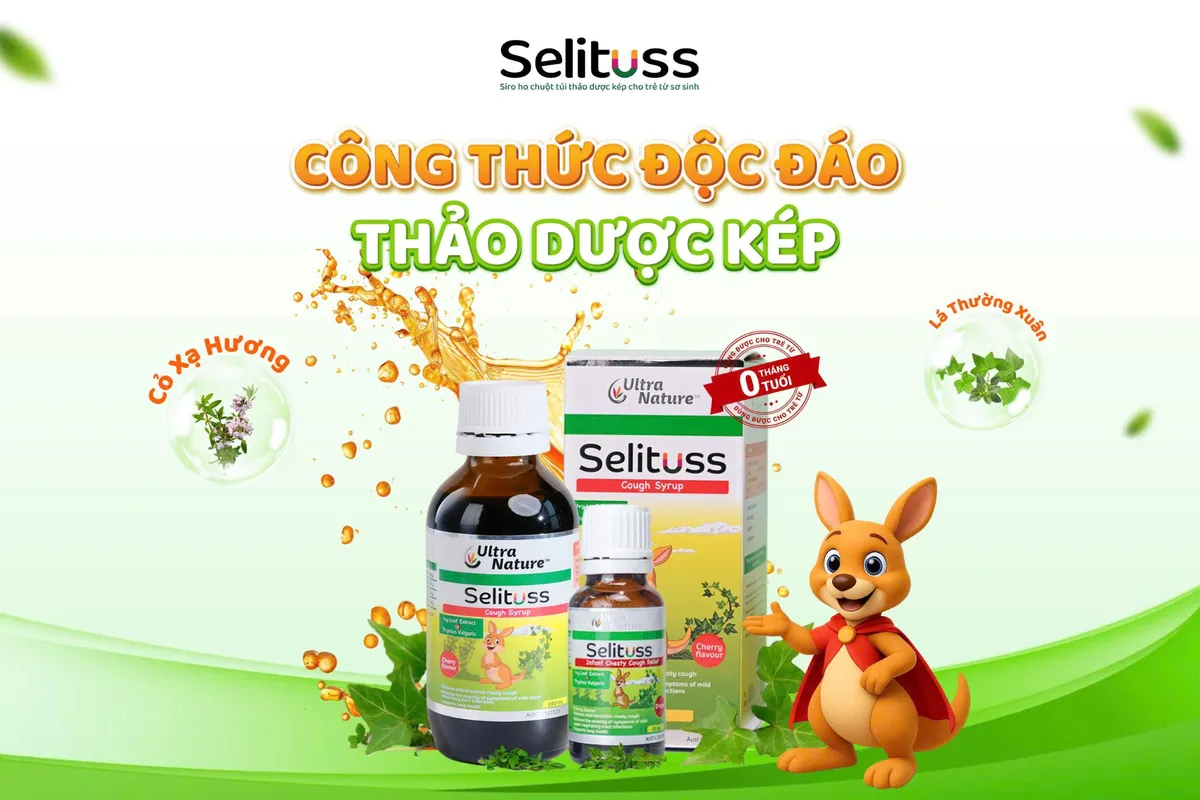 TPBVSK Selituss Cough Syrup: "Món quà" hô hấp trẻ em đến từ nước Úc - Ảnh 2.