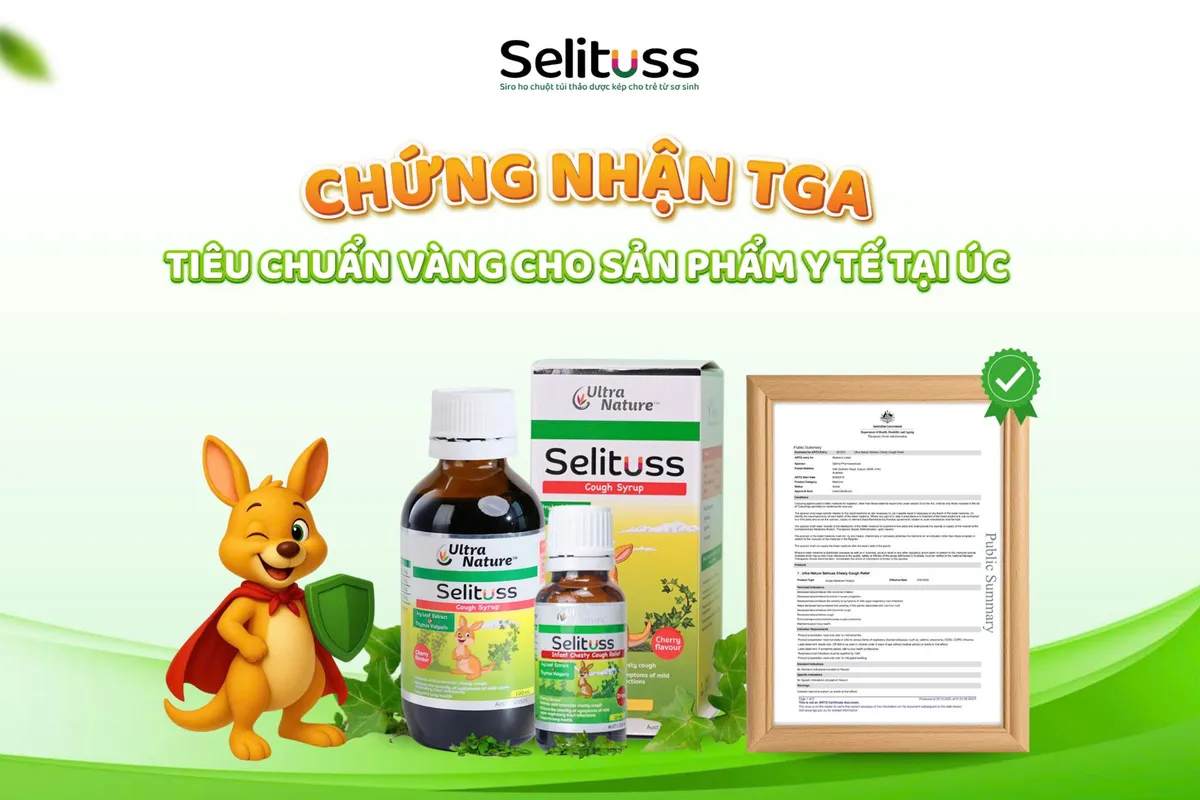 TPBVSK Selituss Cough Syrup: "Món quà" hô hấp trẻ em đến từ nước Úc - Ảnh 3.