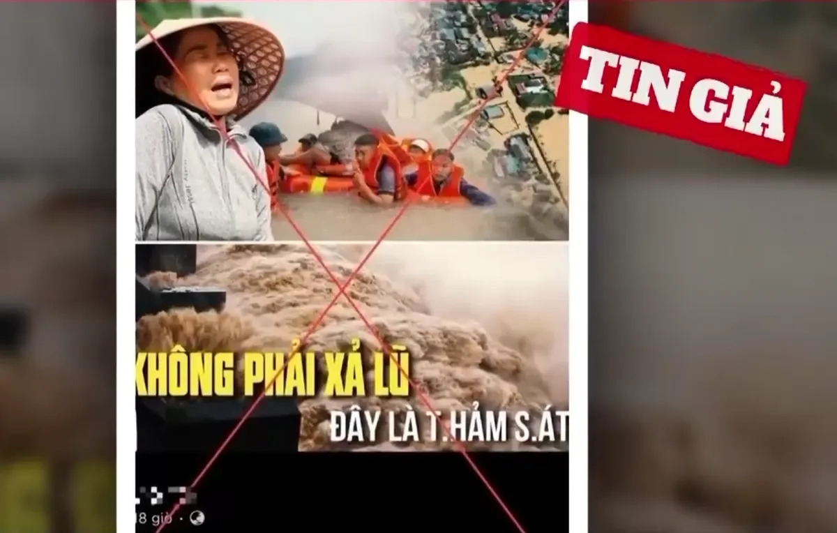 Thận trọng trước những thông tin giả về mưa lũ miền Trung trên mạng xã hội - Ảnh 1.