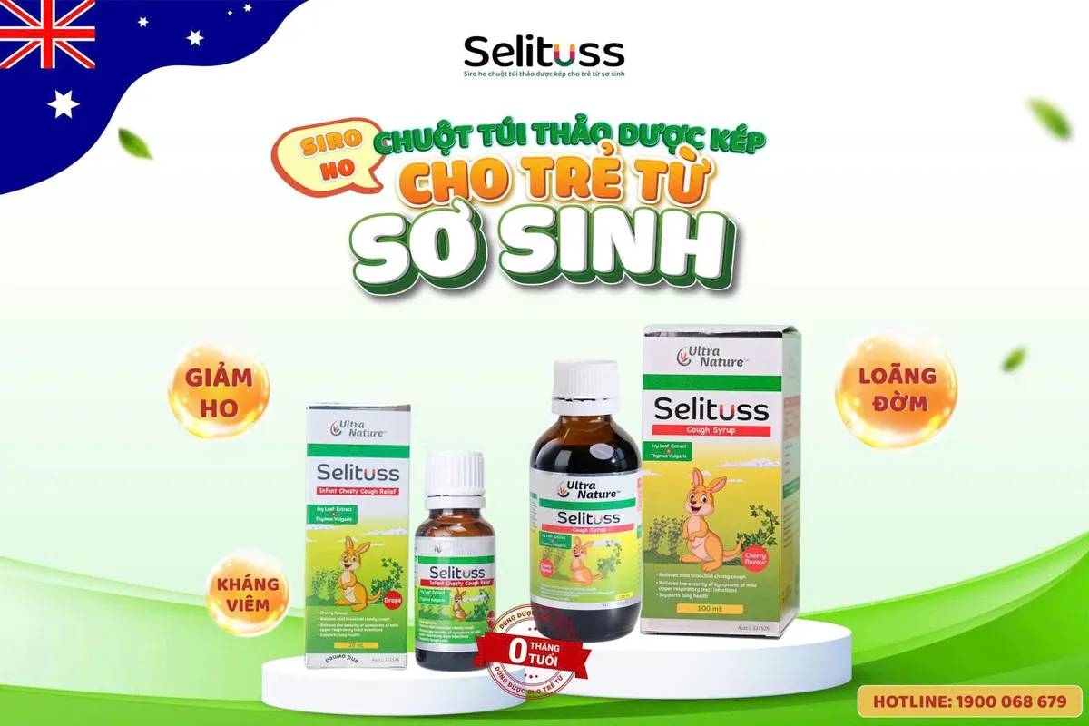 TPBVSK Selituss Cough Syrup: "Món quà" hô hấp trẻ em đến từ nước Úc - Ảnh 1.