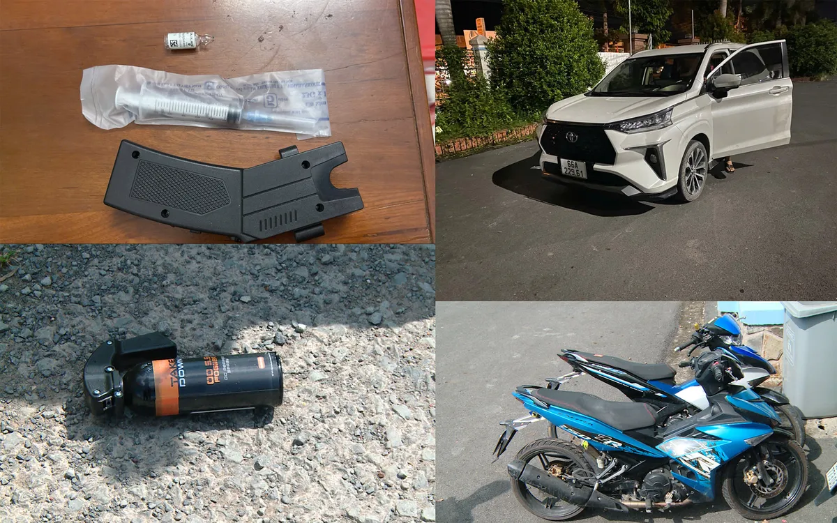 Mượn 1,4 tỷ đồng không trả, 6 đối tượng dàn cảnh bắt cóc, cướp xe của chủ nợ - Ảnh 2.