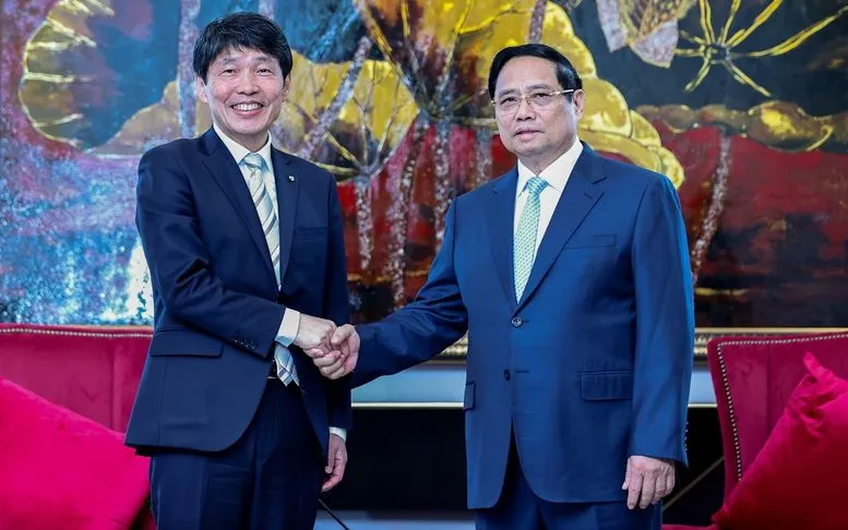 Thủ tướng Phạm Minh Chính đã tiếp ông Yamamoto Ichita, Thống đốc tỉnh Gunma, Nhật Bản - Ảnh: VGP